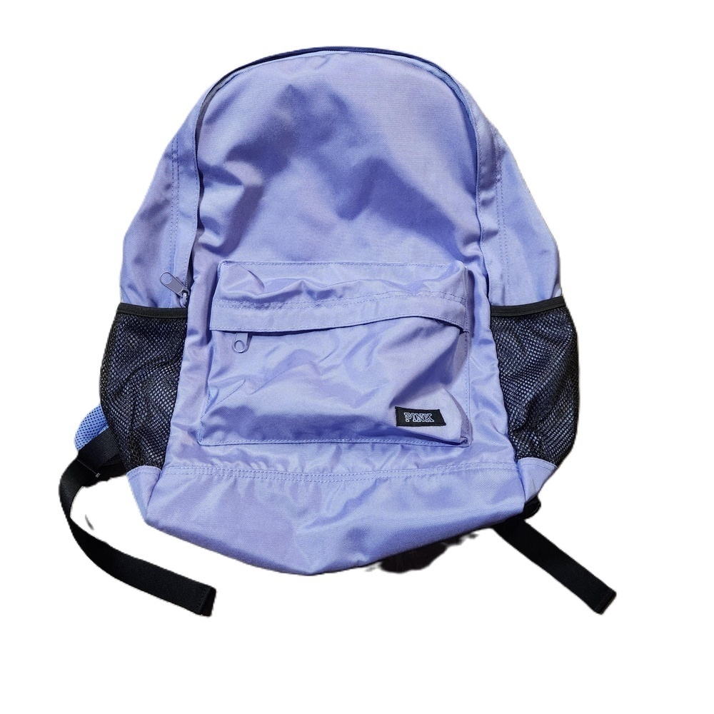 Victoria's Secret Pink Backpack Purple Black Polyester